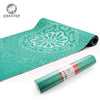 183cm*61cm Length PVC Materials 6mm Thickness Chastep Unique Design Printed Yoga Mat for Fitness Gymnastics Mats with Yoga Bag