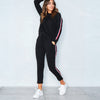 2017 Autumn and Winter Ladies Hoody Sportswear Set Solid Pocket Women's Casual Tracksuits Track Suit Women Clothing Set