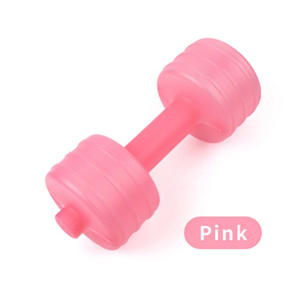 dline 1pcs 1kg New Injection Water Dumbbells for Fitness Aquatic Barbell Gym Weight Loss Exercise Equipment Women Comprehensive