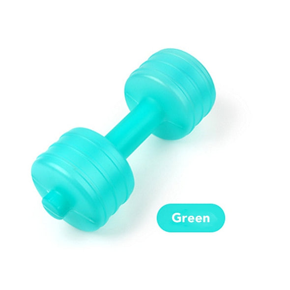 dline 1pcs 1kg New Injection Water Dumbbells for Fitness Aquatic Barbell Gym Weight Loss Exercise Equipment Women Comprehensive