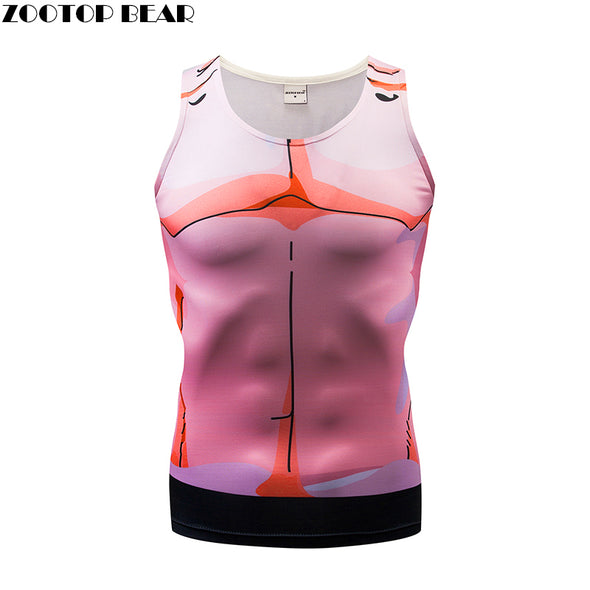 Pink Tank Tops Men Women Vest Female Dragon Ball singlet Casual Anime Top&Tee Fitness Bodybuilding Sleeveless Summer ZOOTOP BEAR