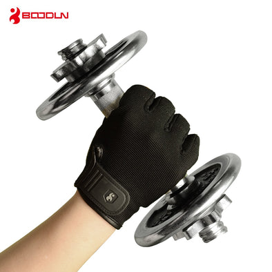 Boodun Gym Gloves Fitness Men Leather Outdoors Sports Weight Lifting Gloves Men Bodybuilding Fitness Exercise Women Gloves S-XL