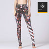 2018 Printed Yoga Pants Women High Waist Yoga Leggings for Fitness Sports Tight Pants Seamless Running Leggings Sport Trousers