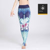 2018 Printed Yoga Pants Women High Waist Yoga Leggings for Fitness Sports Tight Pants Seamless Running Leggings Sport Trousers
