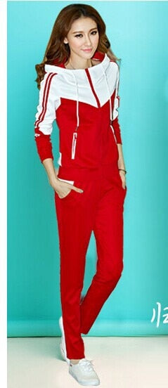 Women Tracksuits 2018 Autumn Set 2 Pieces Hoodies Sportswear Suit Casual Woman Overalls Plus Size M~5XL Casual Track Suits