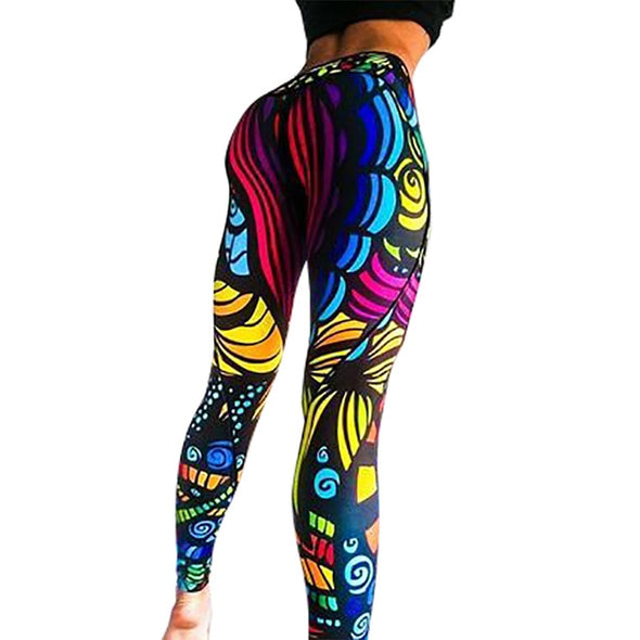LI-FI Yoga Pants Fitness Leggings Women Unique Workout Sports Pants Running Leggings Sexy Push Up Gym Wear Elastic Slim Pants