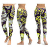 LI-FI Skull Leggings Yoga Pants Women Sports Pants Fitness Running Sexy Push Up Gym Wear Elastic Slim Workout Leggings
