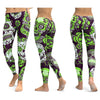 LI-FI Skull Leggings Yoga Pants Women Sports Pants Fitness Running Sexy Push Up Gym Wear Elastic Slim Workout Leggings