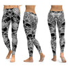 LI-FI Skull Leggings Yoga Pants Women Sports Pants Fitness Running Sexy Push Up Gym Wear Elastic Slim Workout Leggings
