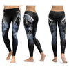 LI-FI Skull Leggings Yoga Pants Women Sports Pants Fitness Running Sexy Push Up Gym Wear Elastic Slim Workout Leggings