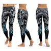 LI-FI Skull Leggings Yoga Pants Women Sports Pants Fitness Running Sexy Push Up Gym Wear Elastic Slim Workout Leggings
