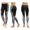 LI-FI Skull Leggings Yoga Pants Women Sports Pants Fitness Running Sexy Push Up Gym Wear Elastic Slim Workout Leggings