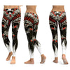 LI-FI Skull Leggings Yoga Pants Women Sports Pants Fitness Running Sexy Push Up Gym Wear Elastic Slim Workout Leggings