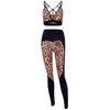 Leopard Print Ensemble Sportswear Women Yoga Sets Tracksuit Gym Wear Running Clothing Sport Suit Sexy Fitness Tank Top Leggings