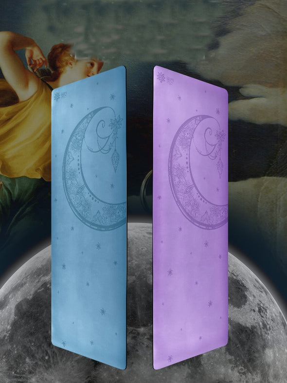 Natural Rubber 5mm Thick Slip-resistant Yoga Mats yoga blanket Folding Fitness Mat High Temperature Suede inlcuding bag