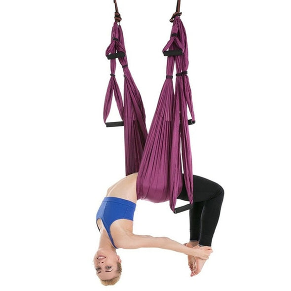 2.5*1.5m Fitness Yoga Hammock Yoga Swing Anti-gravity Aerial Straps High Strength Fabric Decompression Hammock