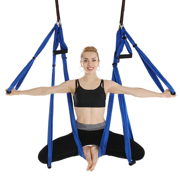 2.5*1.5m Fitness Yoga Hammock Yoga Swing Anti-gravity Aerial Straps High Strength Fabric Decompression Hammock