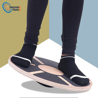 Wooden Balance Board Fitness Equipment Quality Twist Boards Support 360 Degree Rotation For twist exerciser Load-bearing 180kg