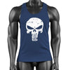 Print Skull Shirt Cotton Bodybuilding Tank Tops Men Gyms Wear Workout Clothes For Fitness Singlet Muscle Debardeur Homme 2018