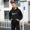 2019 Brand Logo printBrand Tracksuit Men Sporting Two piece suit hoodie+Pants Casual Track Suit Men autumn Winter Sweatshirt