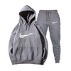 2019 Brand Logo printBrand Tracksuit Men Sporting Two piece suit hoodie+Pants Casual Track Suit Men autumn Winter Sweatshirt