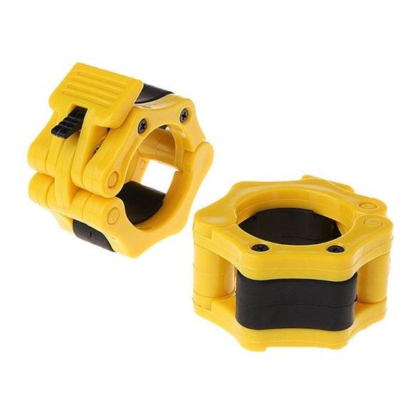 2Pcs Dumbbell Locking Buckle Barbell Rod Clamp Weight Exercise Fitness Accessory